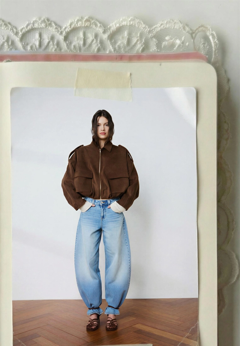 Джинсы barrel fit