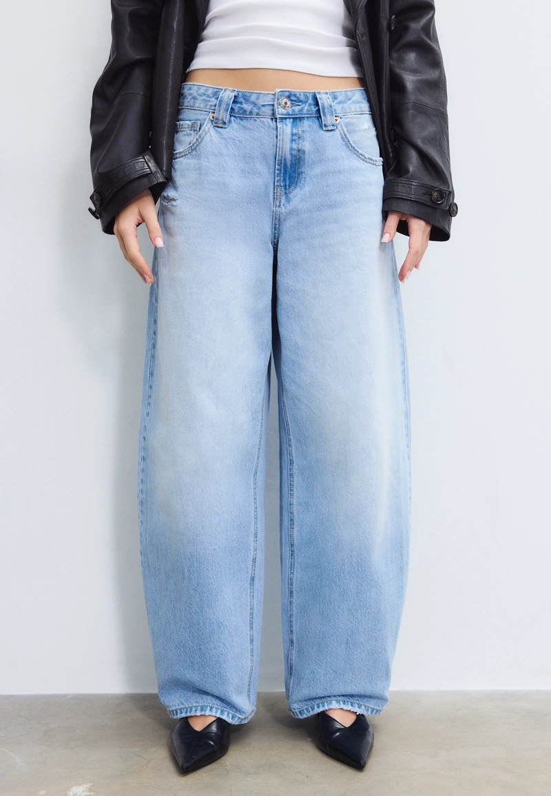 Джинсы barrel fit