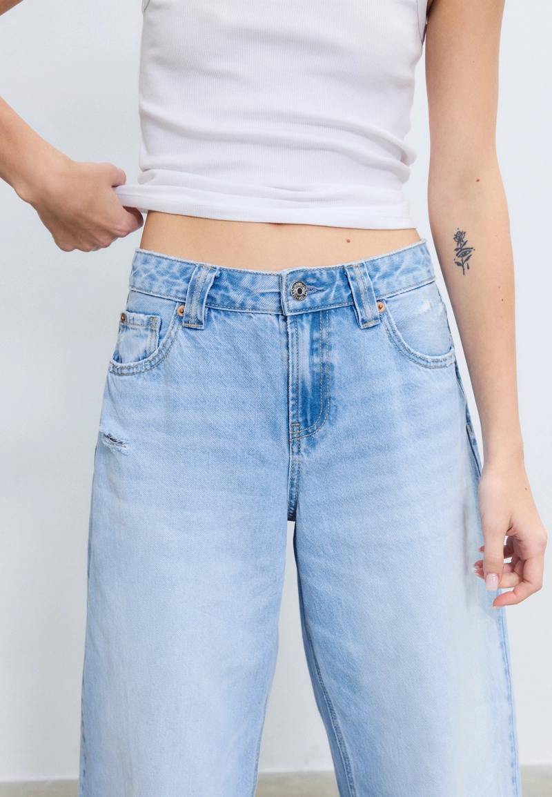 Джинсы barrel fit