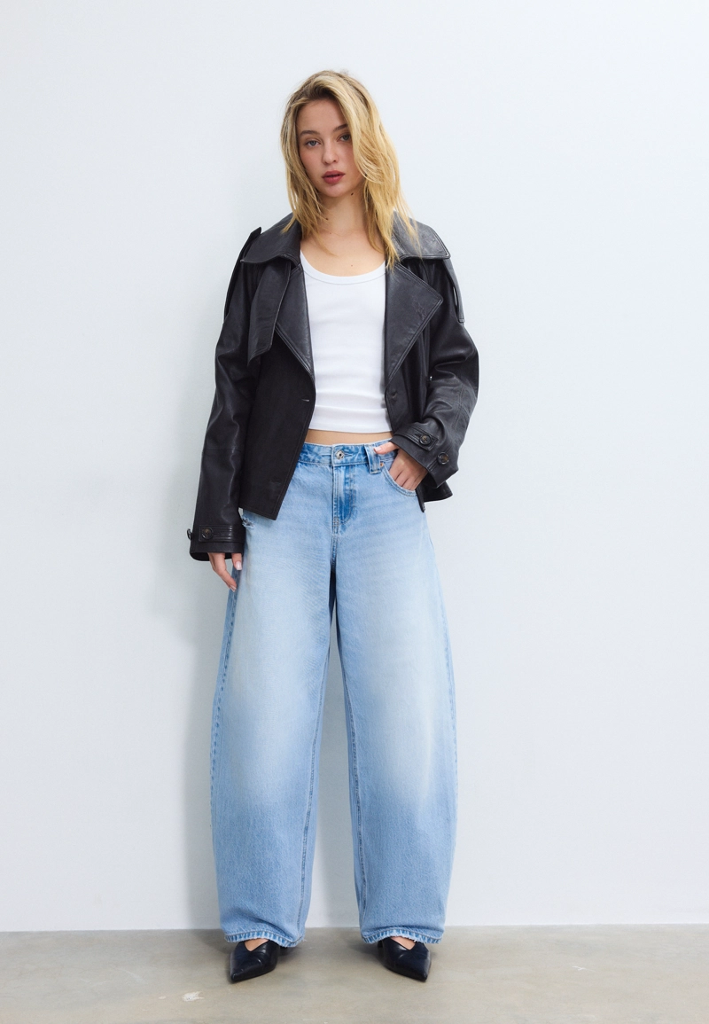 Джинсы barrel fit