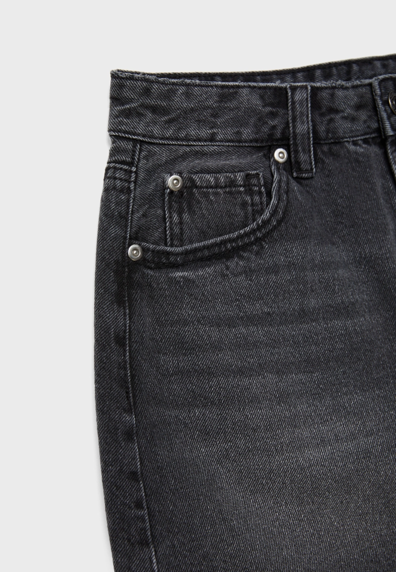 D60 Базовая джинсовая мини-юбка