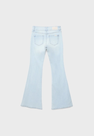 Джинсы с низкой посадкой и простроченными карманами- Заказать в России