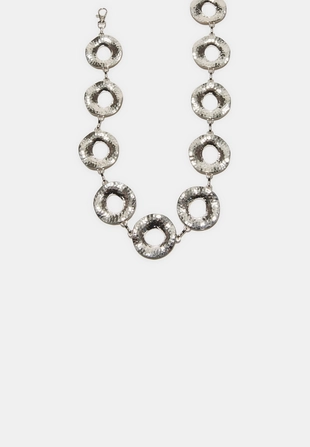 Металлический ремень с круглыми элементами- Заказать в России