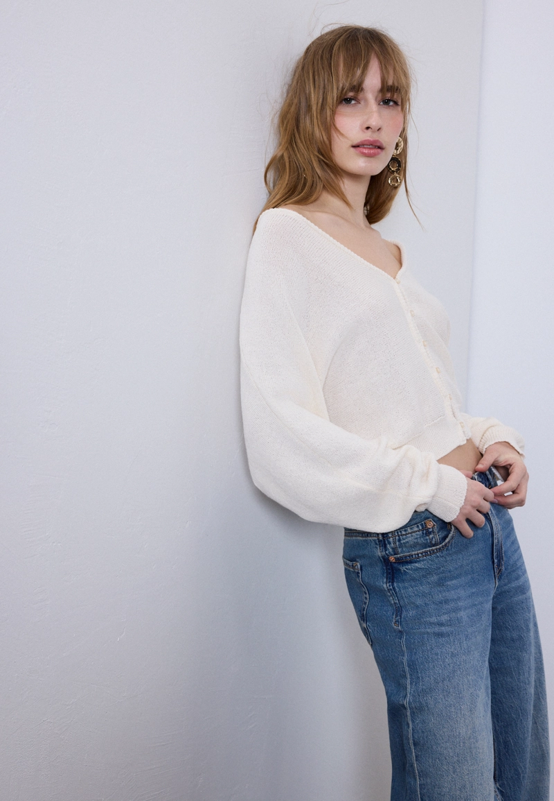 Кардиган с рукавами «летучая мышь»