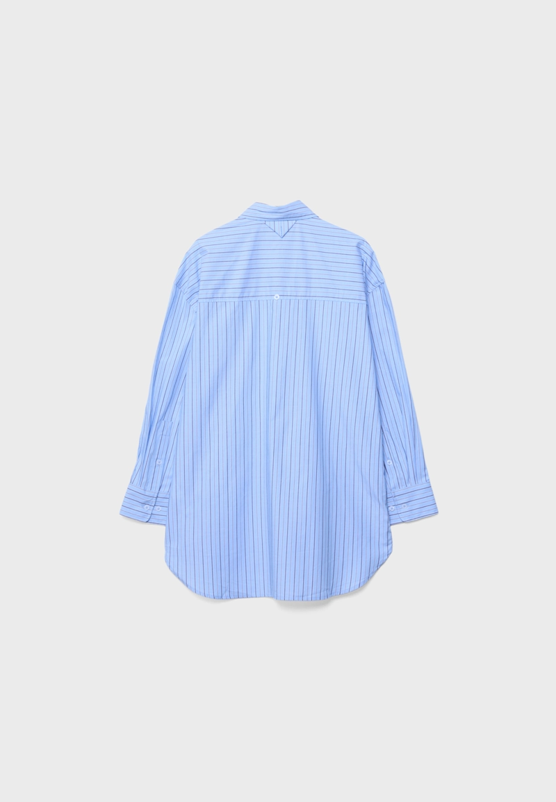 Рубашка оверсайз в полоску