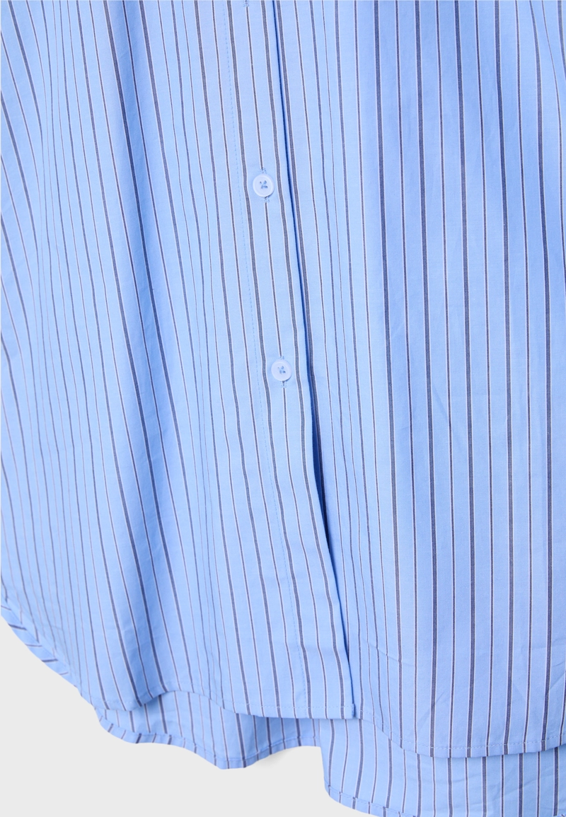 Рубашка оверсайз в полоску