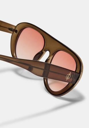 Круглые очки в пластиковой оправе- Заказать в России