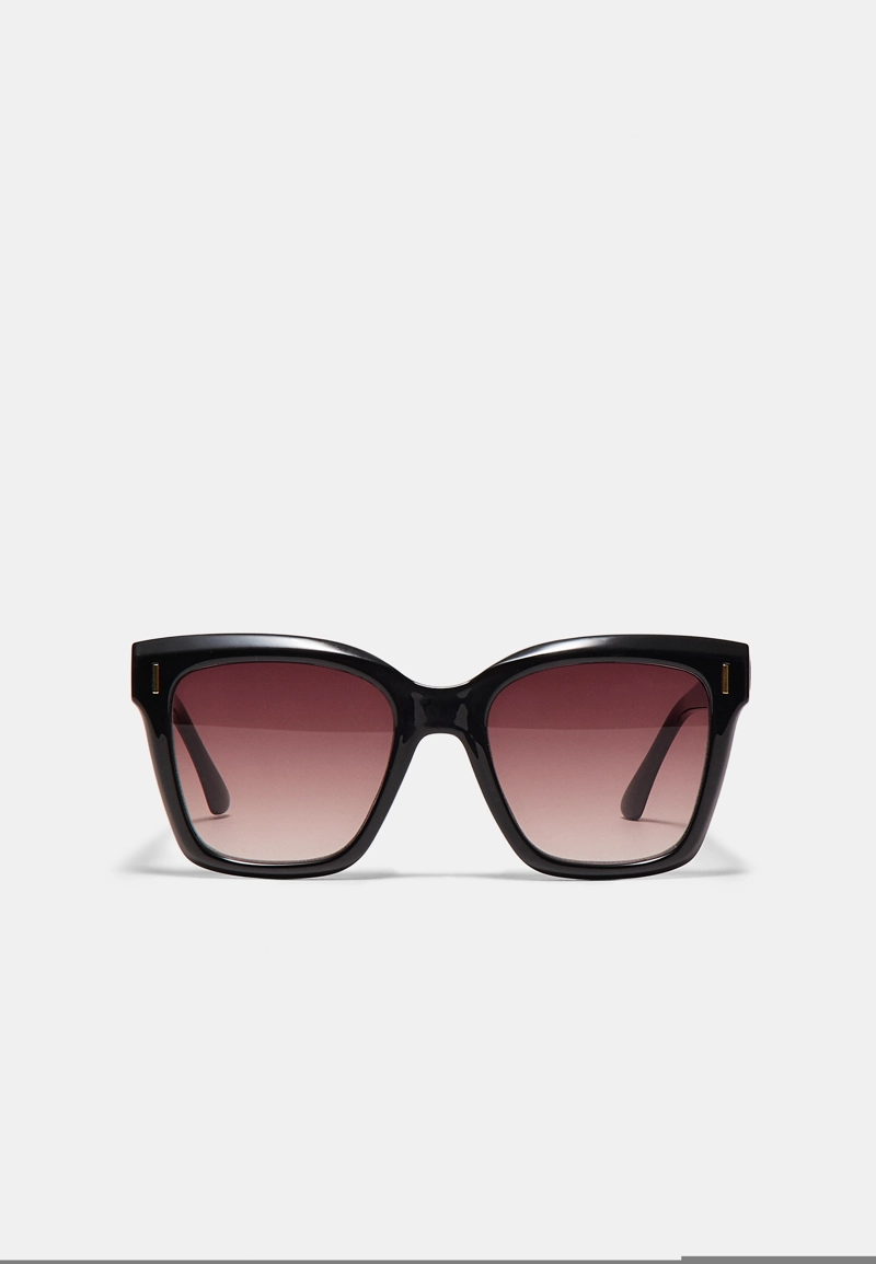 Квадратные очки «кошачий глаз» в пластиковой оправе