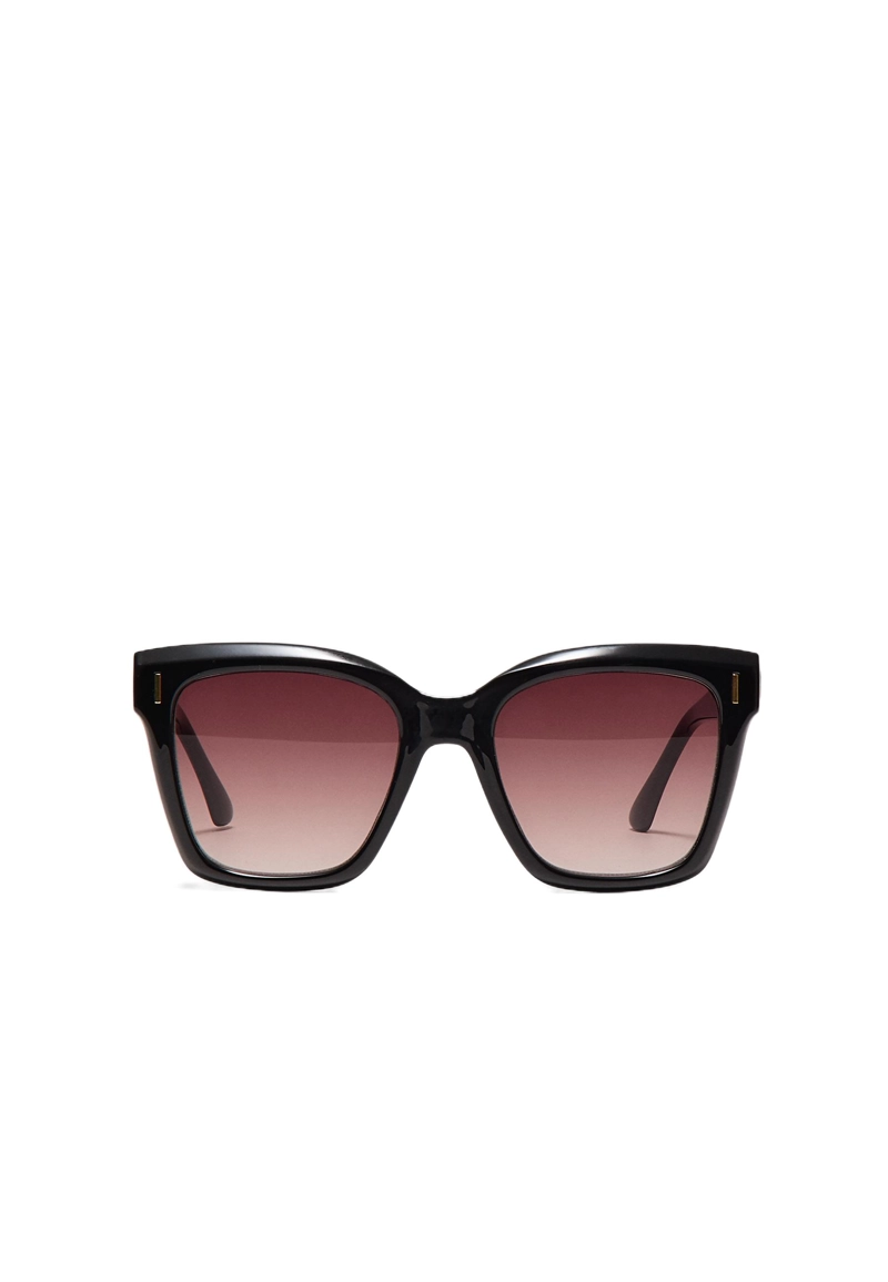 Квадратные очки «кошачий глаз» в пластиковой оправе