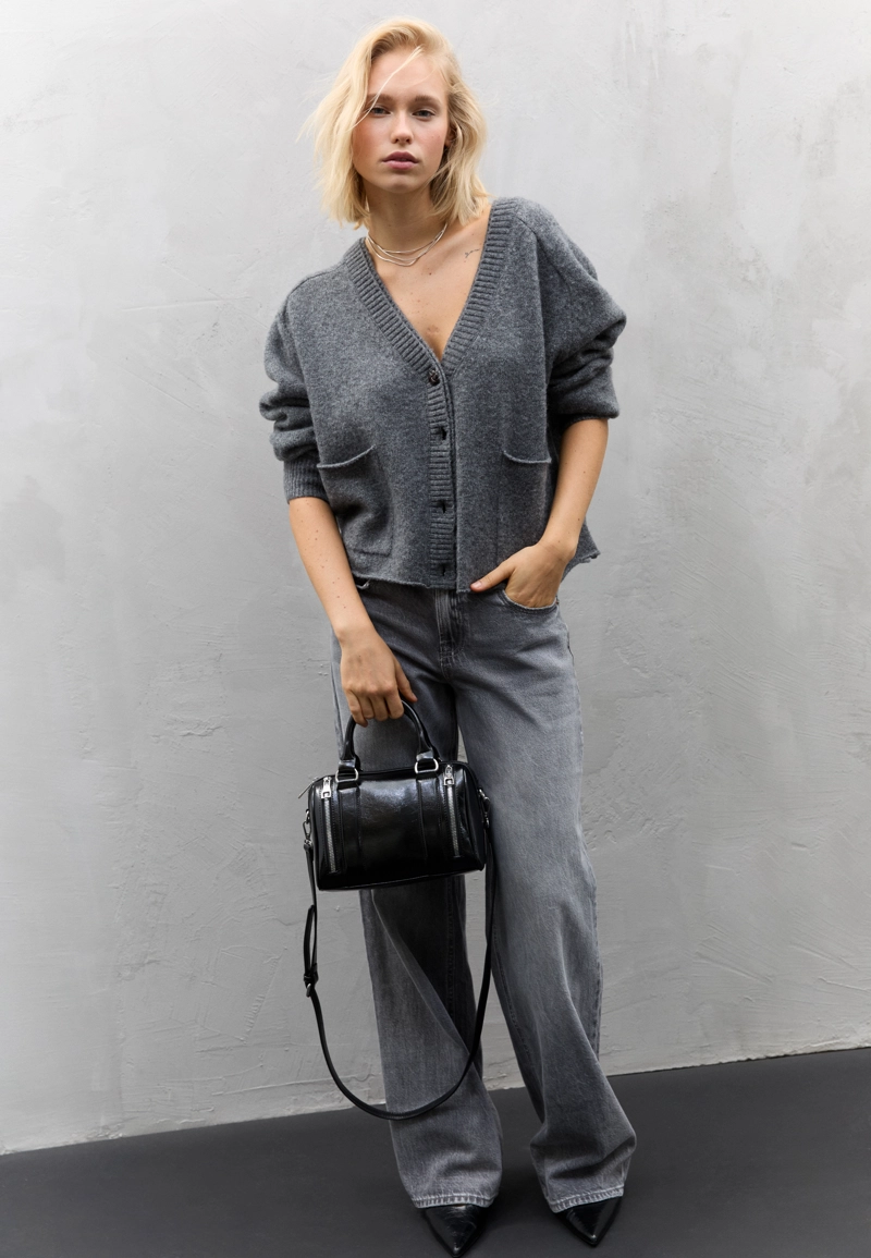 Сумка из искусственной кожи на молнии