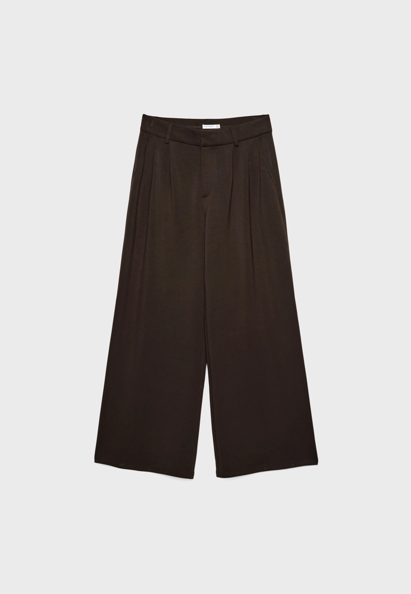 Брюки классические из мягкой ткани