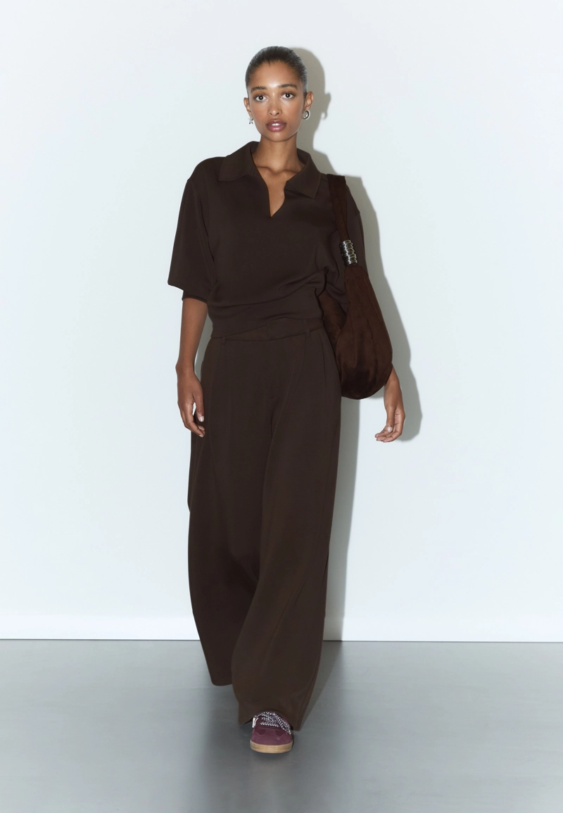 Брюки классические из мягкой ткани