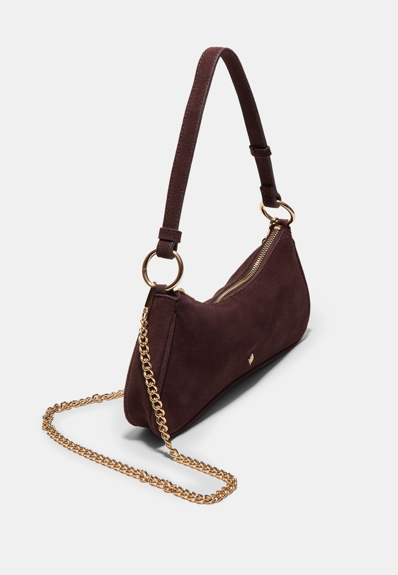 Сумка-полумесяц из 100% кожи