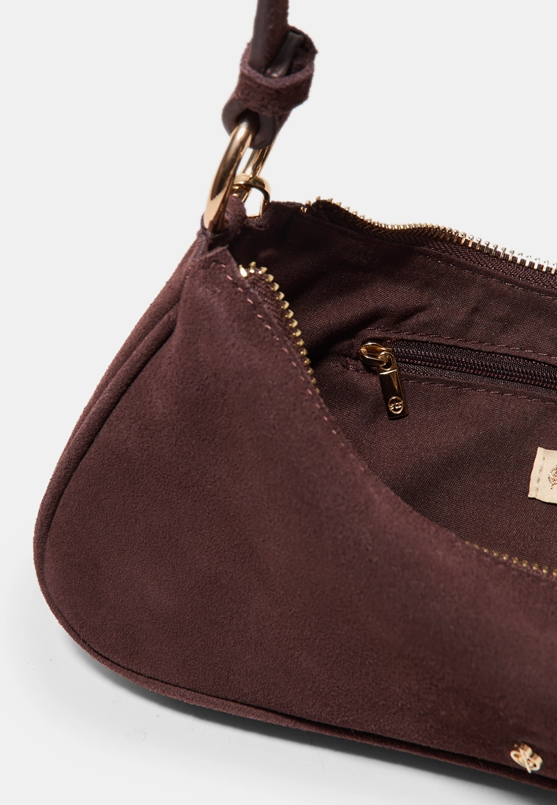 Сумка-полумесяц из 100% кожи