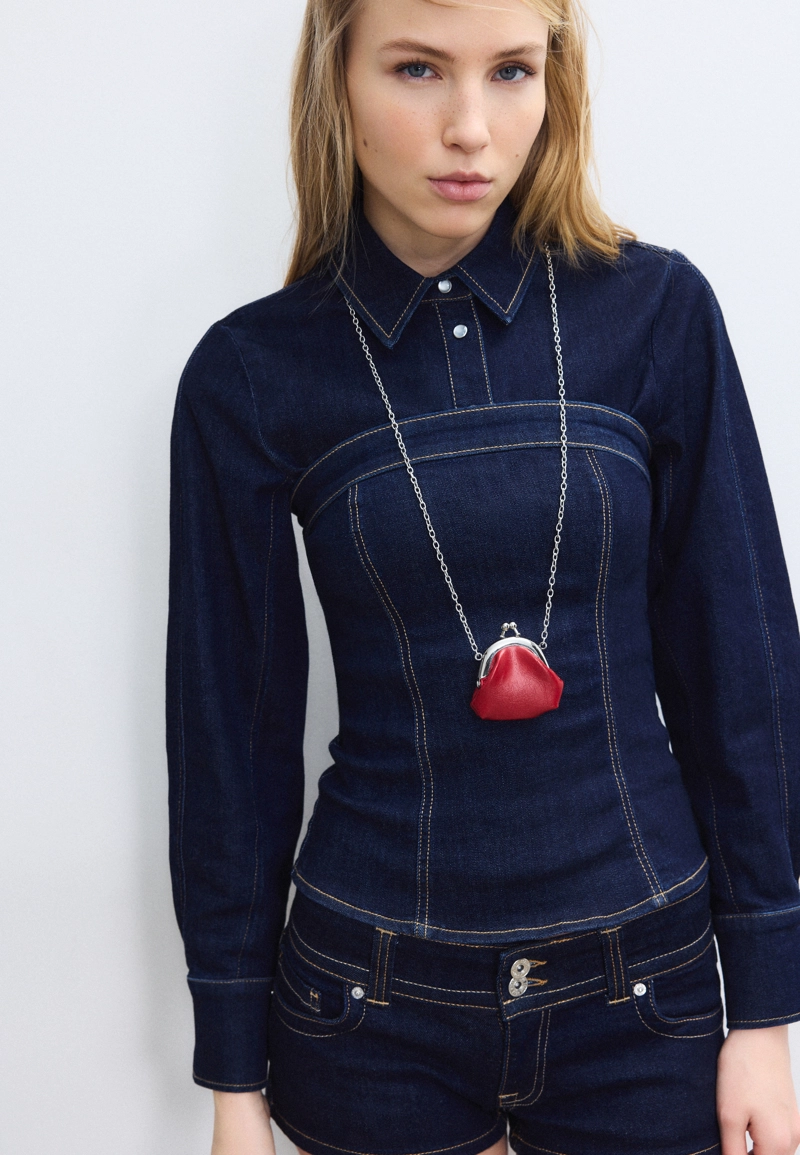 Колье с маленькой сумкой