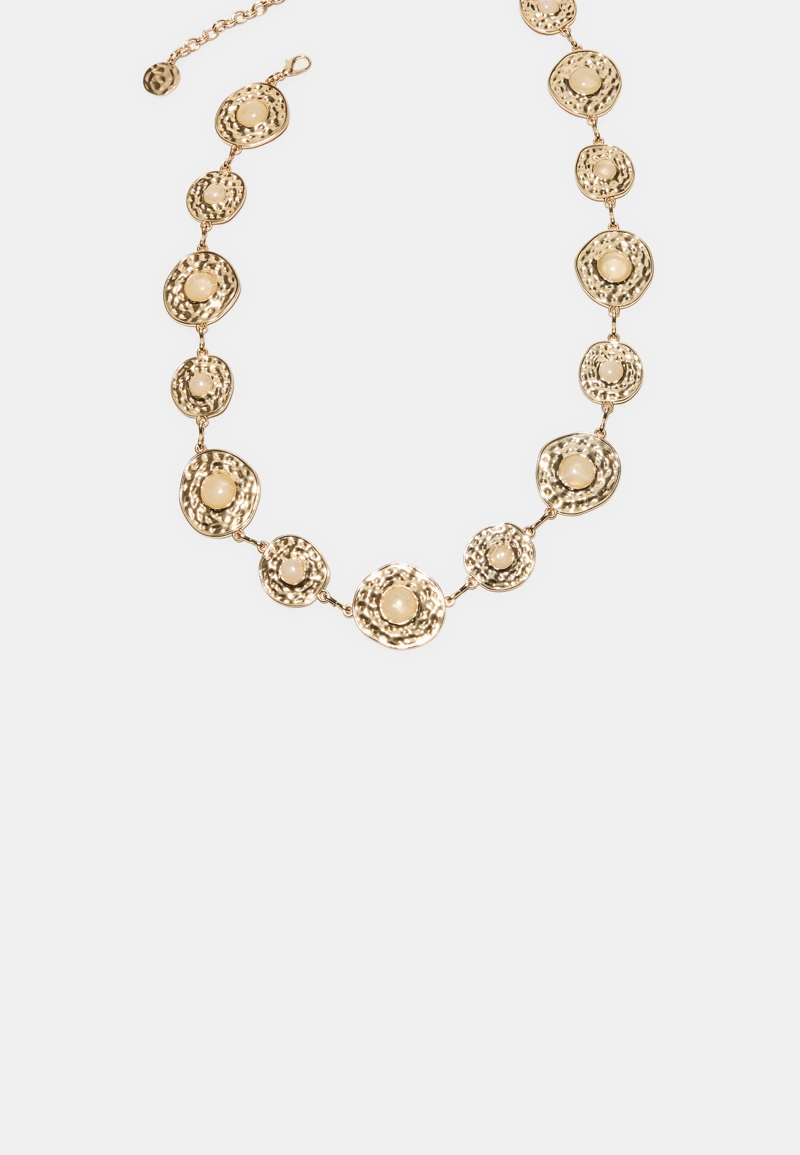 Двухцветный металлический ремень