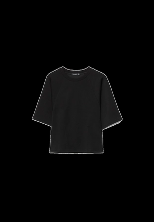 Футболка с короткими рукавами и мягкой на ощупь тканью- Заказать в России