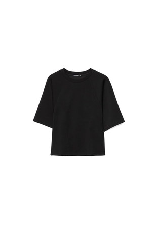 Футболка с короткими рукавами и мягкой на ощупь тканью- Заказать в России