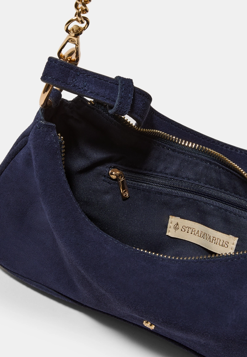 Сумка-полумесяц из 100% кожи