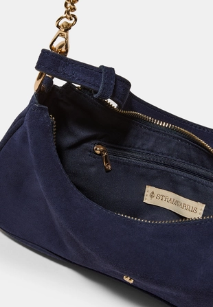 Сумка-полумесяц из 100% кожи- Заказать в России