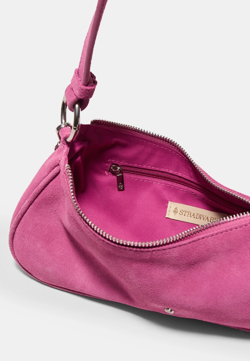 Сумка-полумесяц из 100% кожи