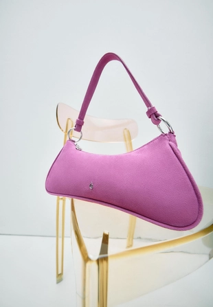 Сумка-полумесяц из 100% кожи- Заказать в России