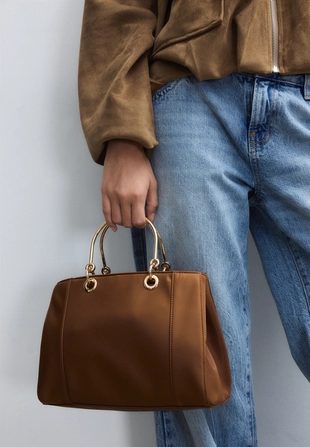 Сумка-тоут с металлической ручкой- Заказать в России