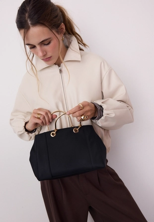 Сумка-тоут с металлической ручкой- Заказать в России