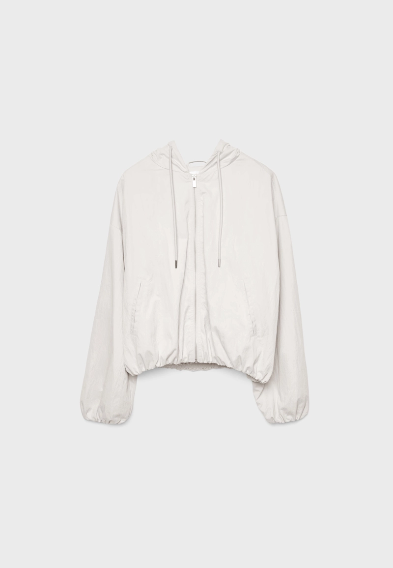 Базовая куртка из нейлона с капюшоном