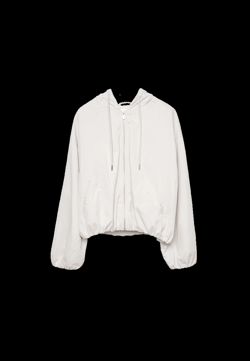 Базовая куртка из нейлона с капюшоном