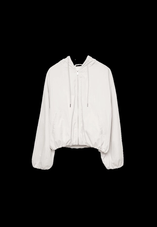 Базовая куртка из нейлона с капюшоном- Заказать в России