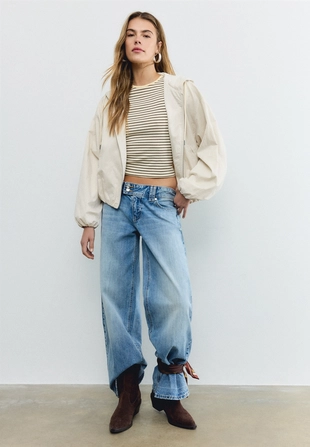 Базовая куртка из нейлона с капюшоном- Заказать в России