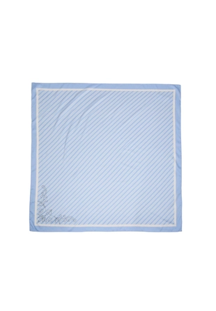 Платок в диагональную полоску с декоративными элементами- Заказать в России