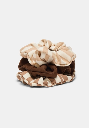 Набор из 3 резинок для волос в полоску- Заказать в России