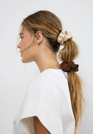 Набор из 3 резинок для волос в полоску- Заказать в России