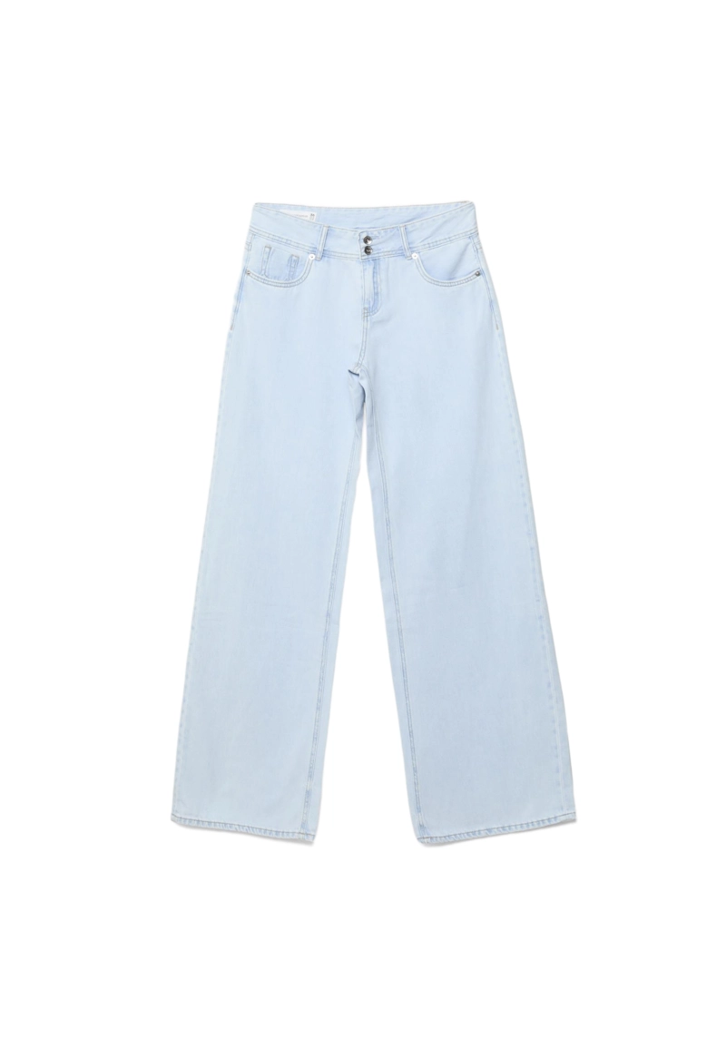 Джинсы с низкой посадкой на двух пуговицах