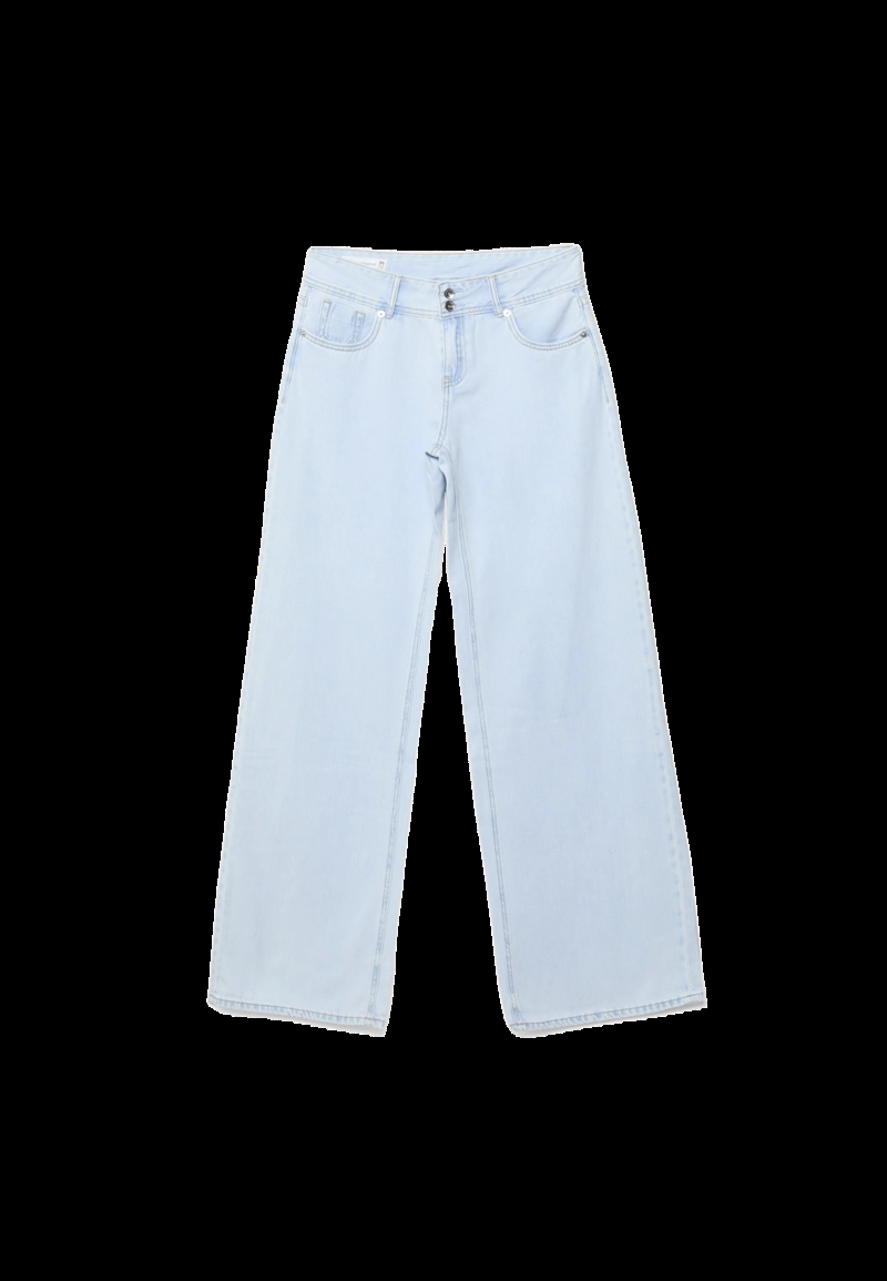 Джинсы с низкой посадкой на двух пуговицах