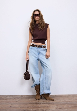 BELT WITH IRREGULAR MULTISTUDS- Заказать в России