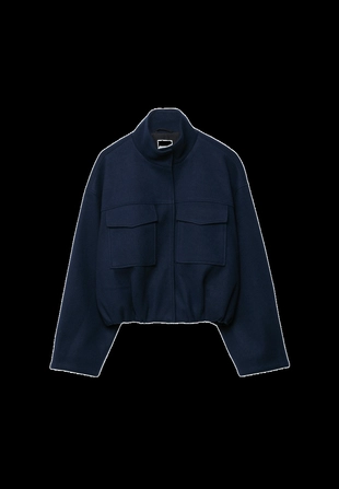 Куртка-бомбер с карманами, мягкая на ощупь- Заказать в России