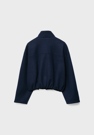 Куртка-бомбер с карманами, мягкая на ощупь- Заказать в России