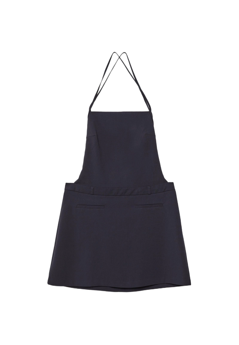 Короткое платье-сарафан