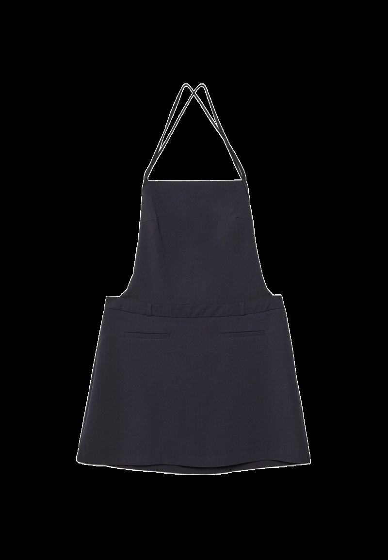 Короткое платье-сарафан