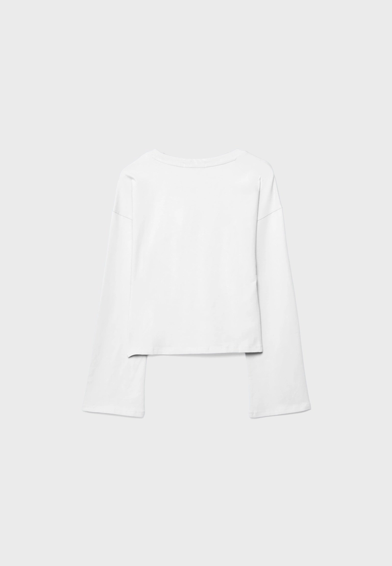 Футболка с рукавами в стиле кимоно