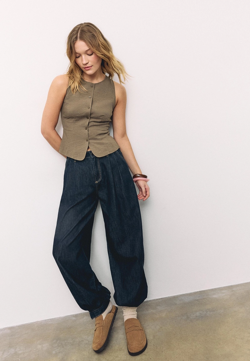 Кожаные мюли-лоферы