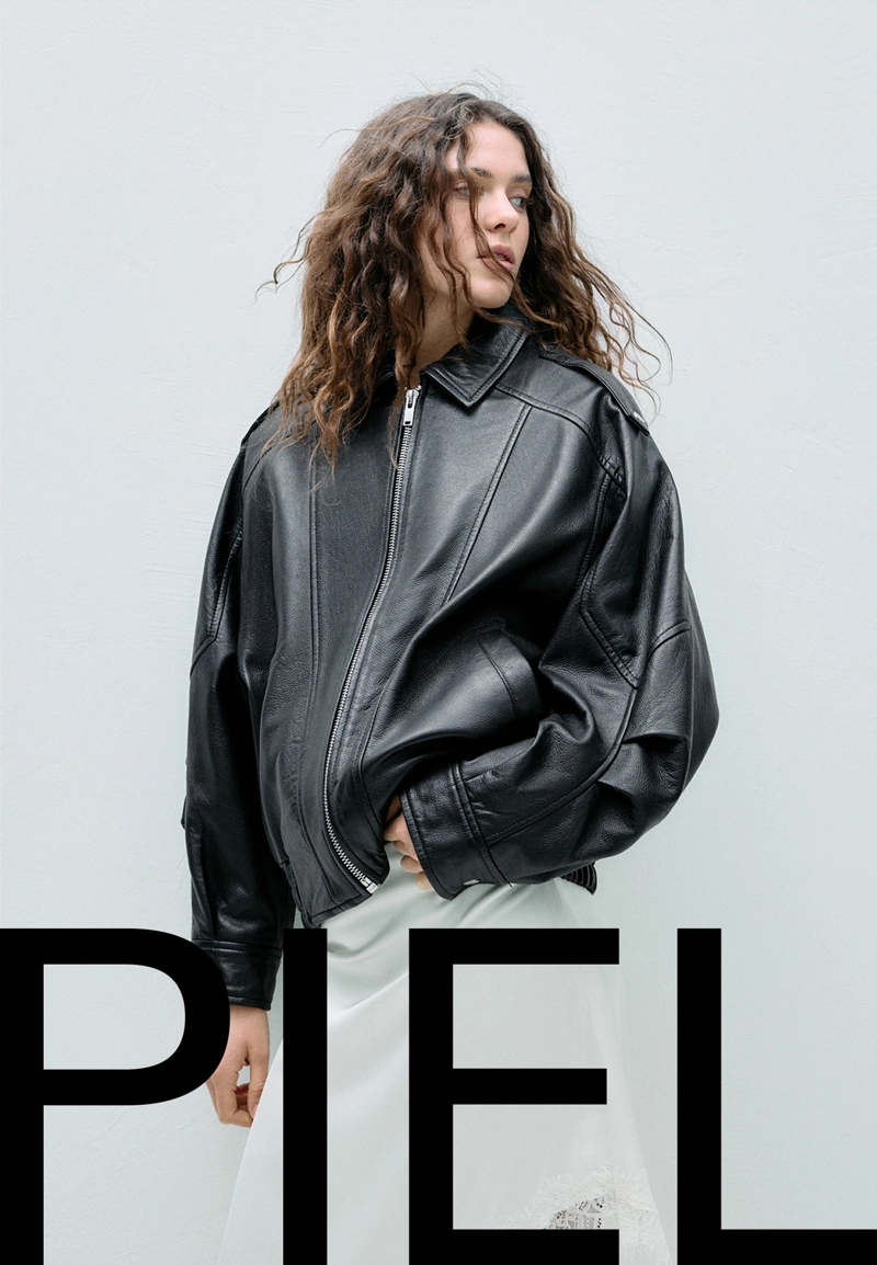 Куртка оверсайз с лацканами, 100% кожа