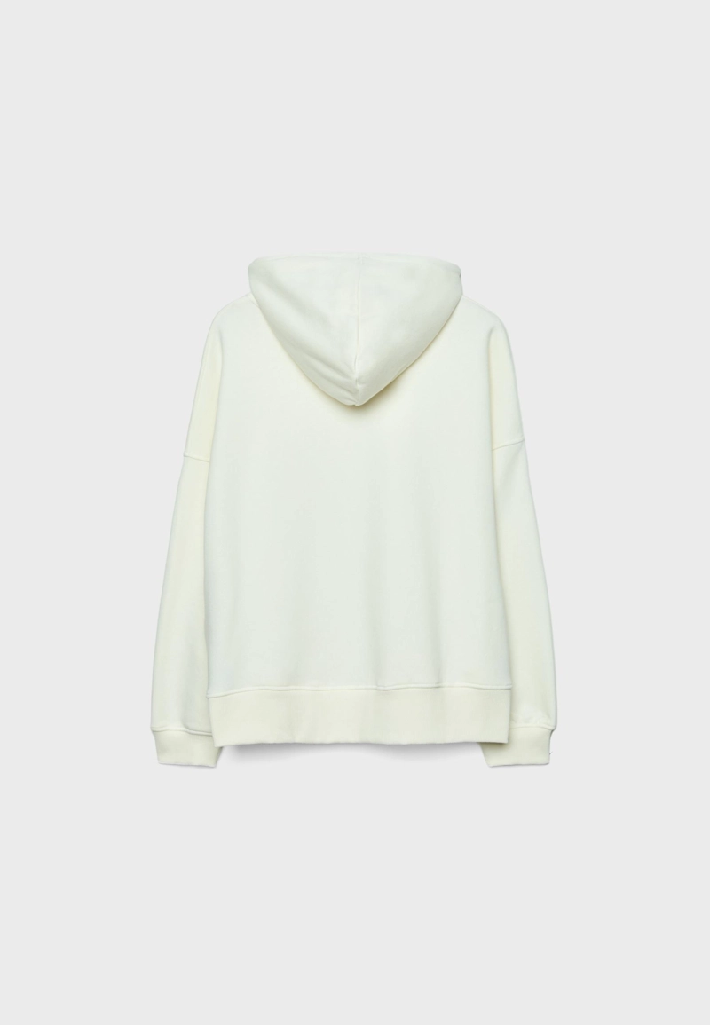 Толстовка с капюшоном, вышивкой и заклепками