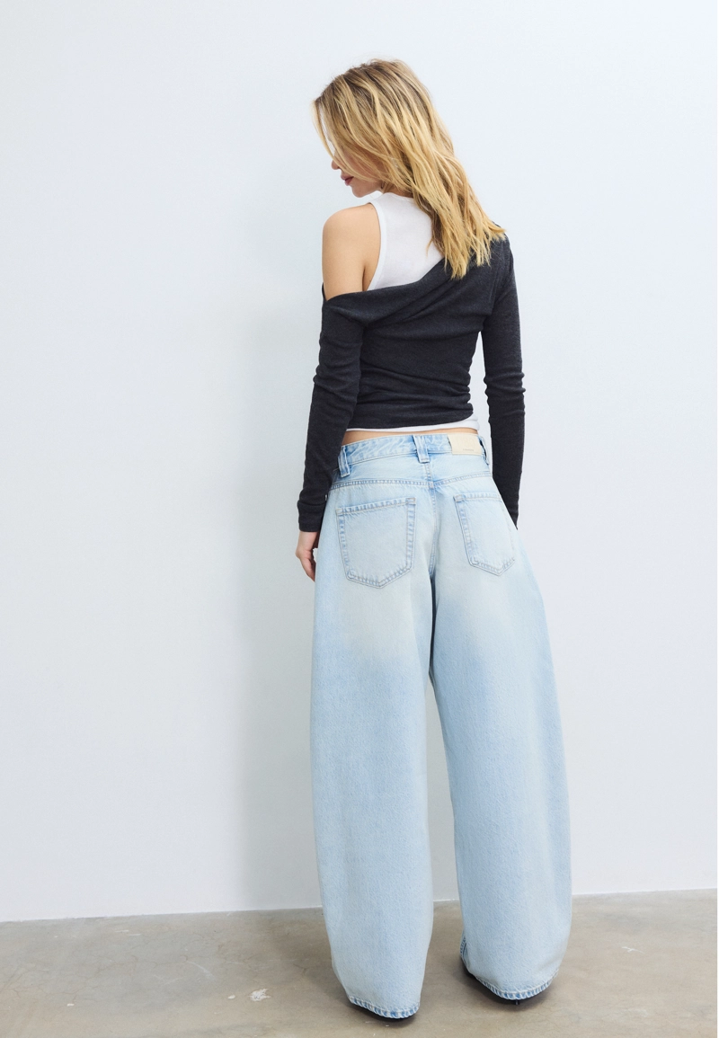 Джинсы barrel fit