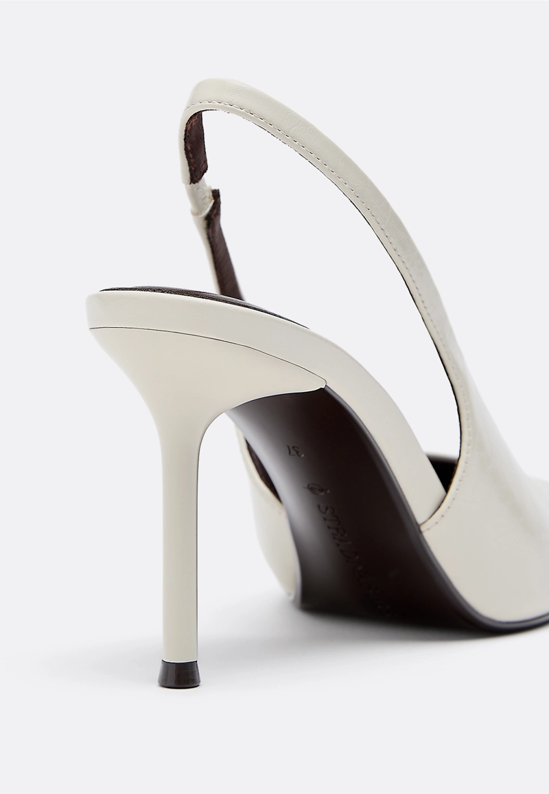 Туфли на каблуке из искусственной кожи