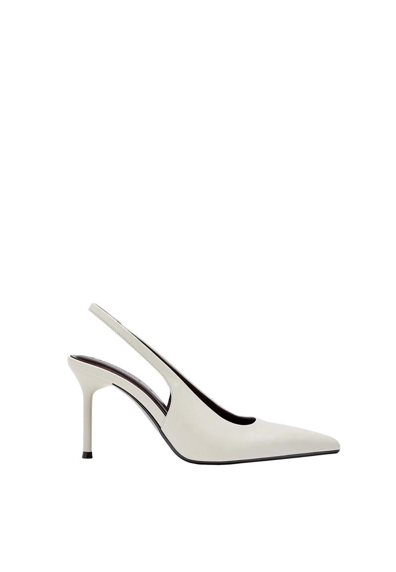 Туфли на каблуке из искусственной кожи