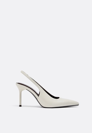 Туфли на каблуке из искусственной кожи- Заказать в России